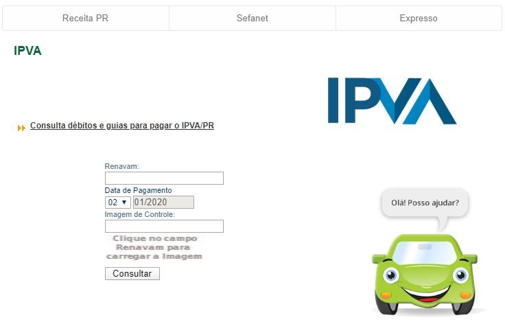 IPVA PR 2023 / 2022 - Consulta Online Detran do Paraná